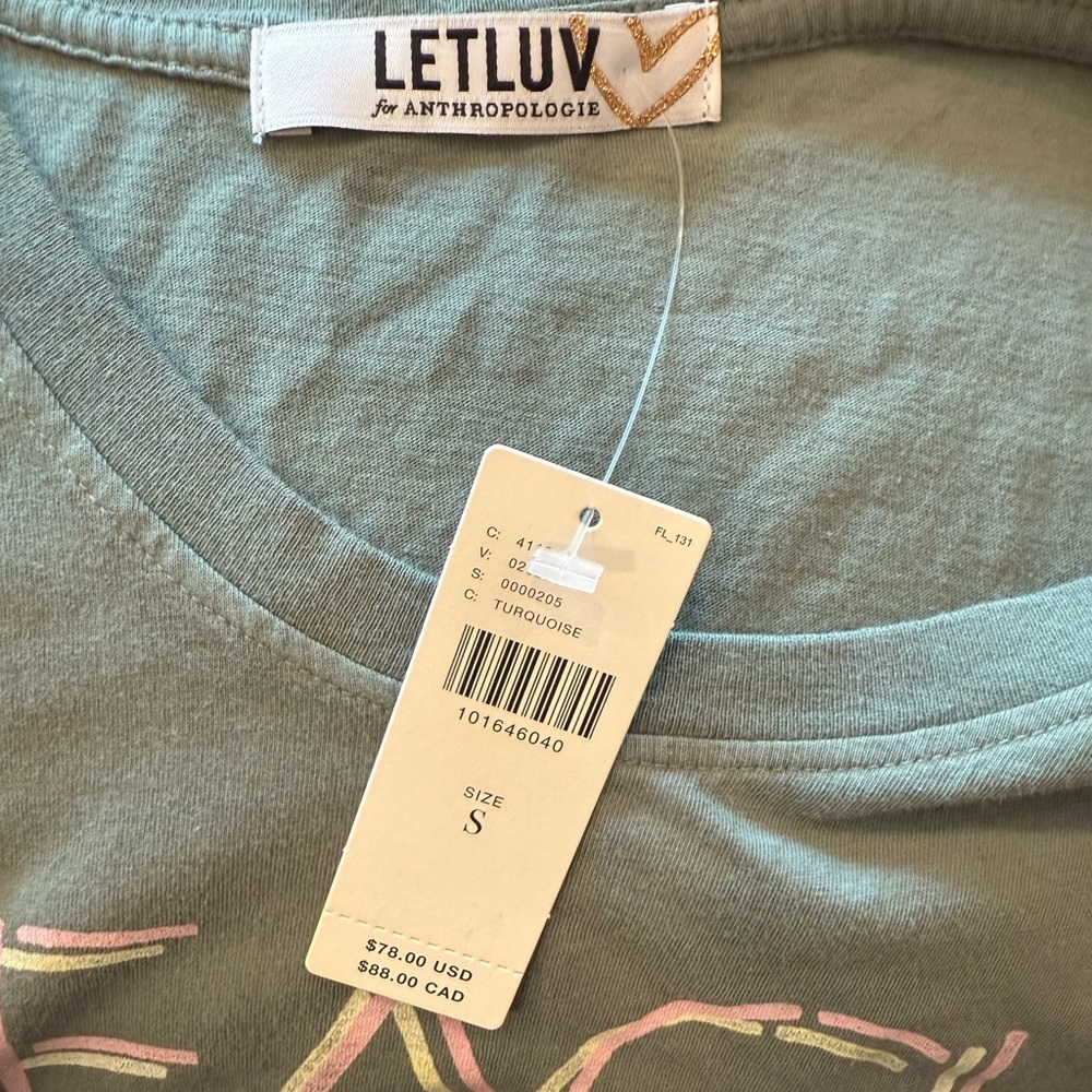 NWT Anthropologie Letluv Beach Boys Tank Top Size Small - Picture 6 of 7